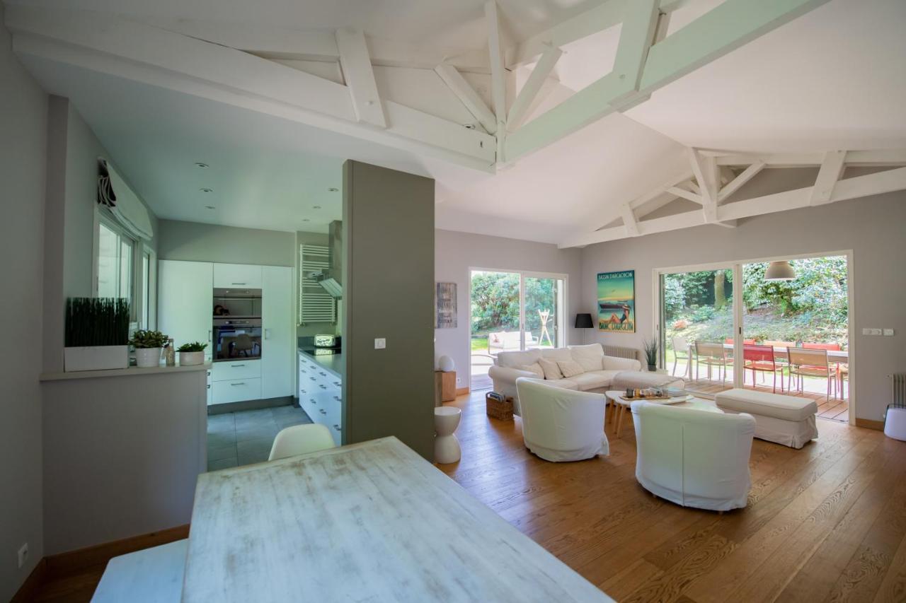 Villa Spacieuse A Arcachon, Proche Plages, Jardin Экстерьер фото
