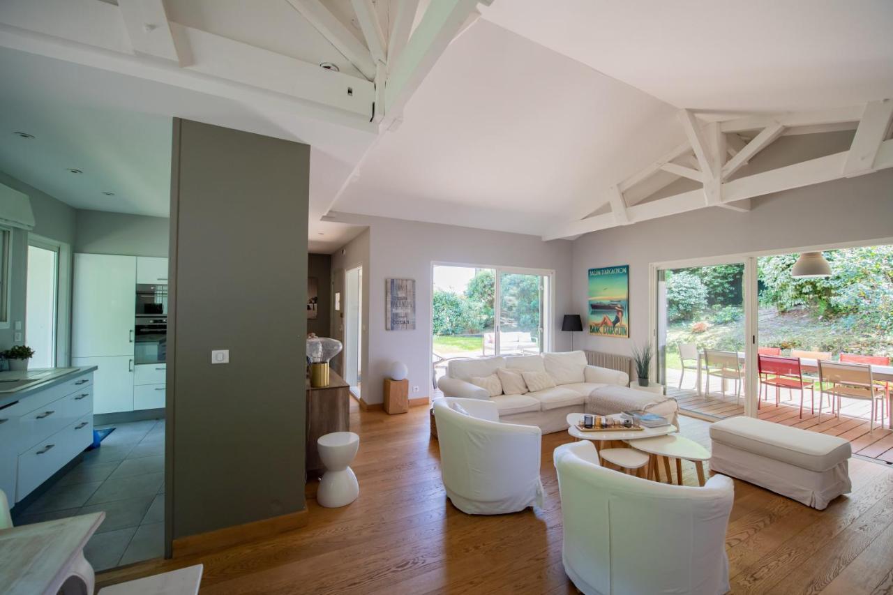 Villa Spacieuse A Arcachon, Proche Plages, Jardin Экстерьер фото